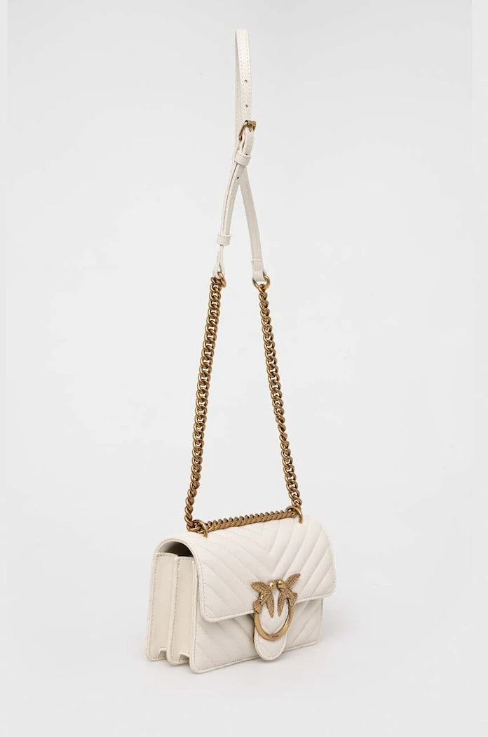 Pinko чанта crossbody дамска от кожа