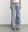Good American Blue Good Skate Wide-Leg Jeans