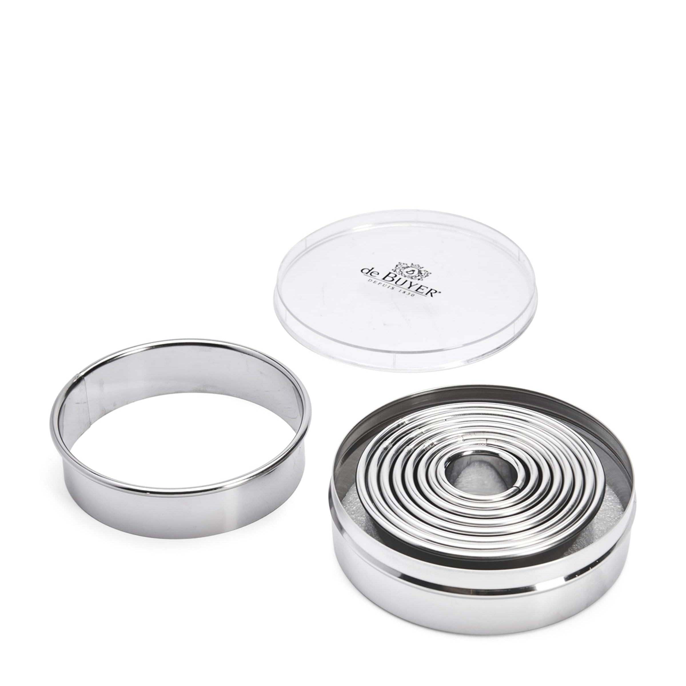 De Buyer Steel Biscuit Cutters (Set of 9)