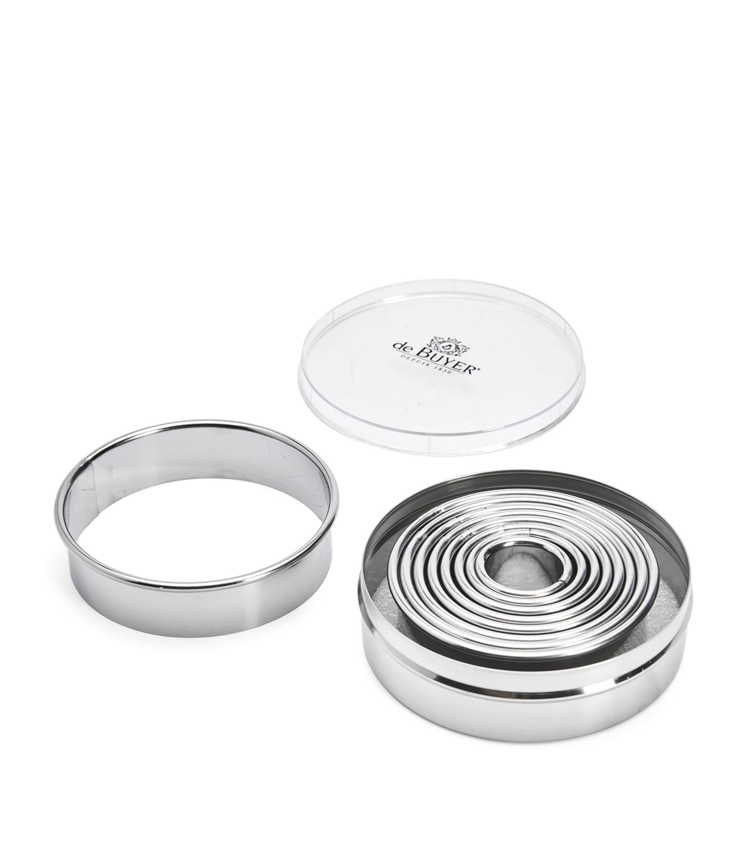 De Buyer Steel Biscuit Cutters (Set of 9)