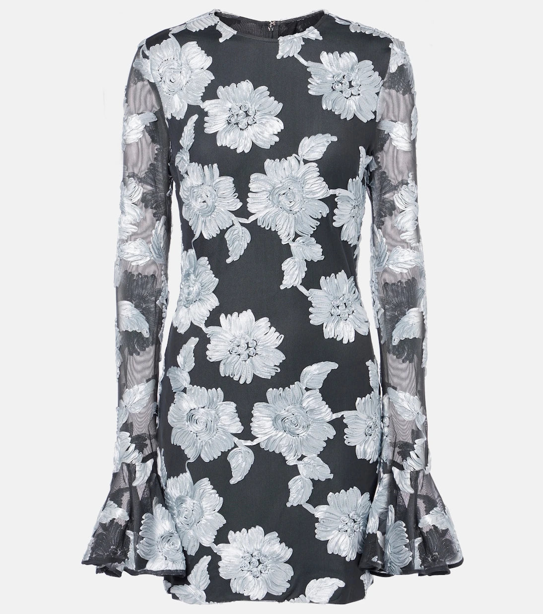 Rotate - Embroidered mesh minidress