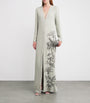 Crepe Vita Column Maxi Dress DUSTY MINT