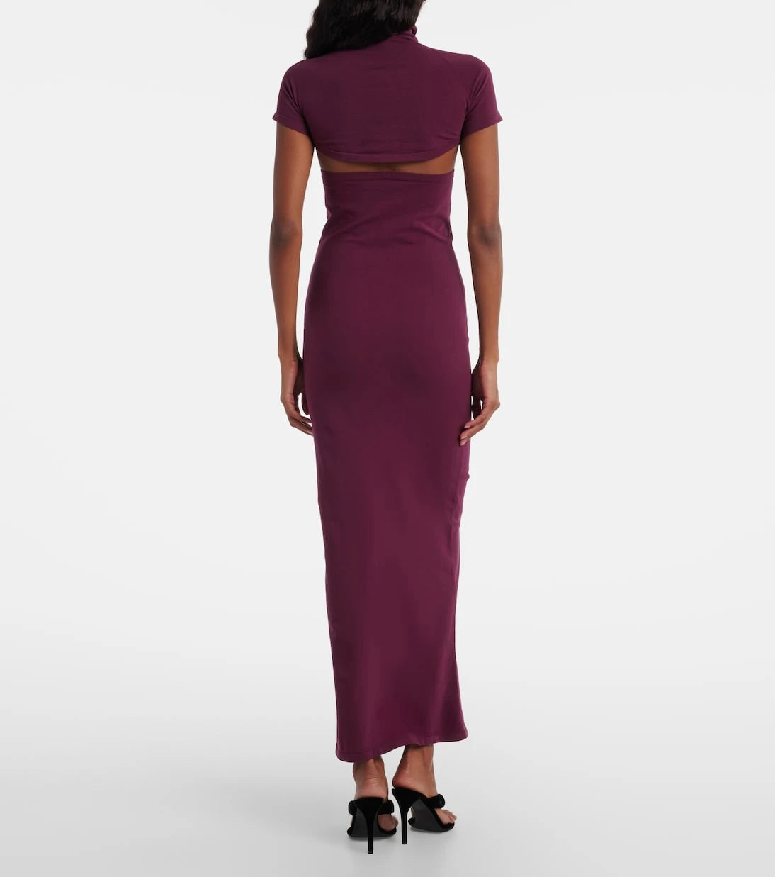 Alaïa - Second-Skin jersey midi dress