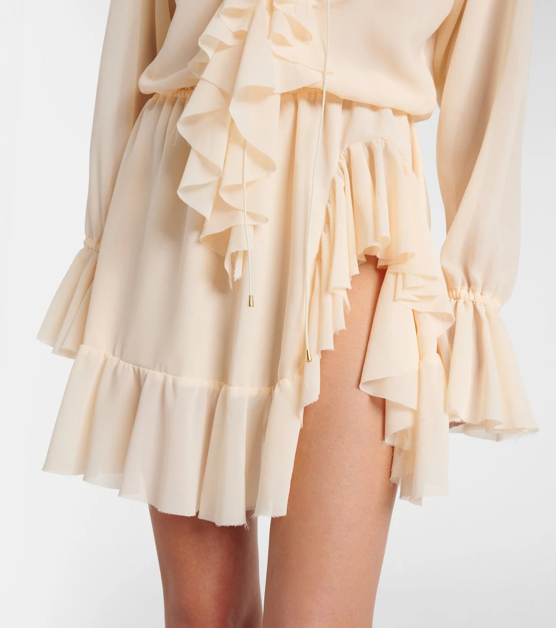 Bananhot - Bellen ruffled minidress