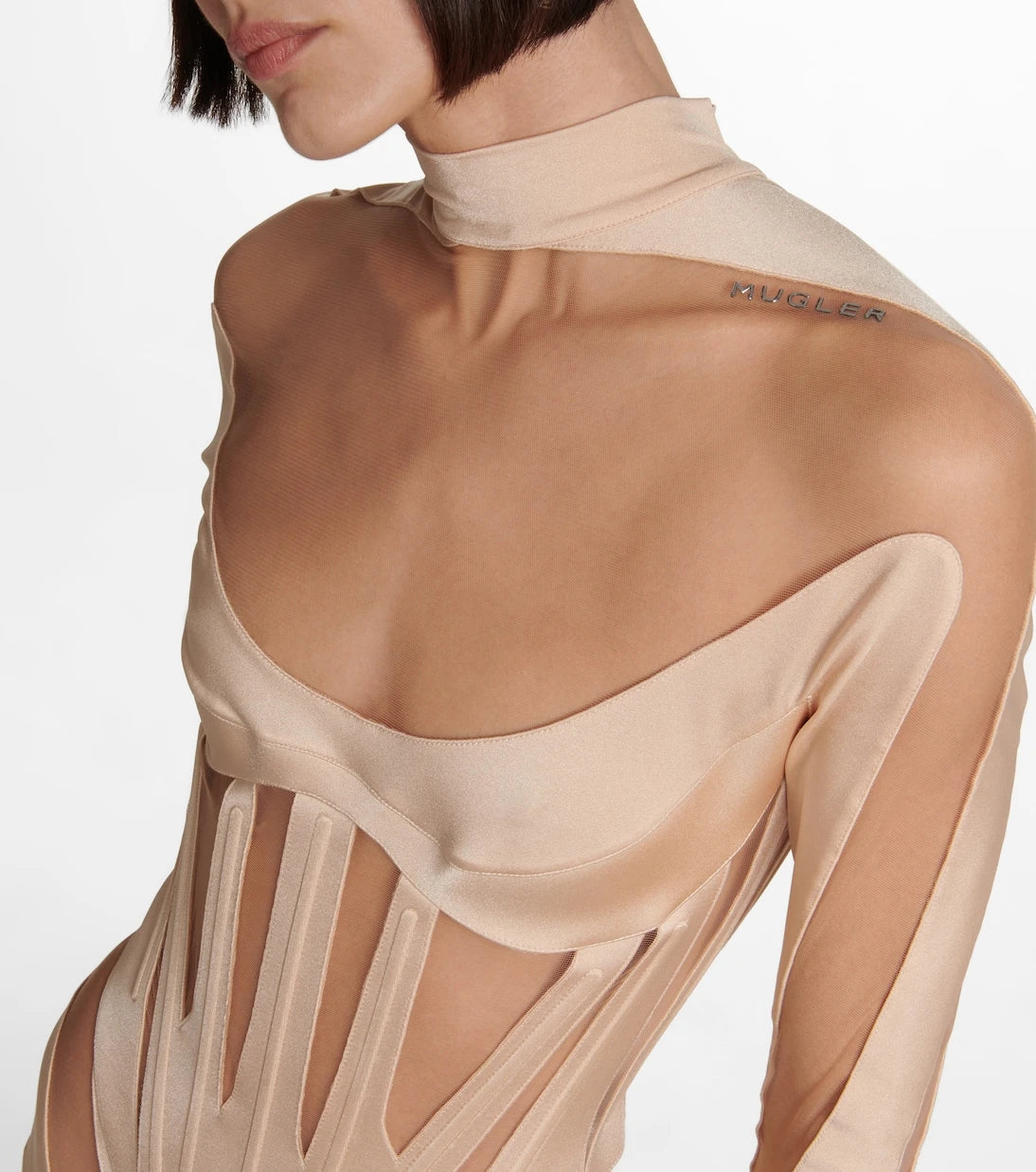 Mugler - Paneled jumpsuit