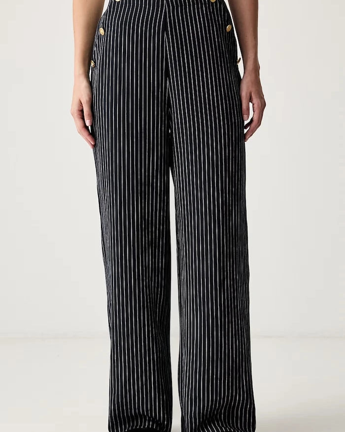 Tommy Hilfiger kadın düz pantolon, lyocell