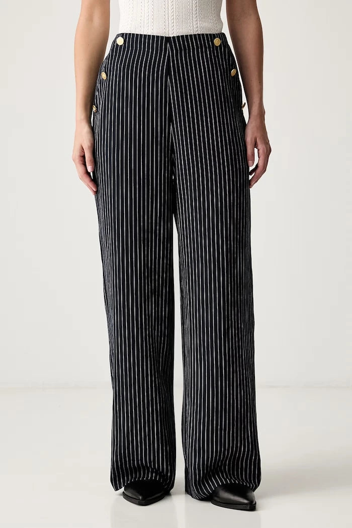 Tommy Hilfiger kadın düz pantolon, lyocell