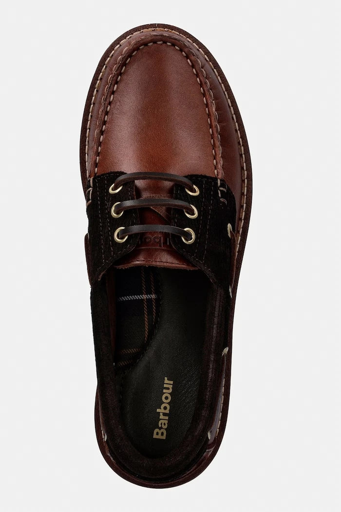 Barbour мокасини дамски от кожа Darras