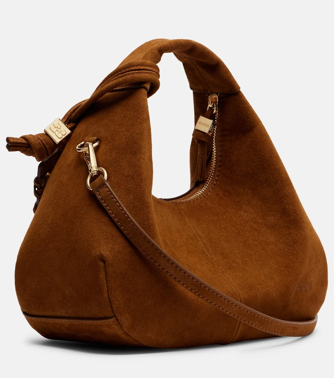 Ganni - Mini top-handle bag