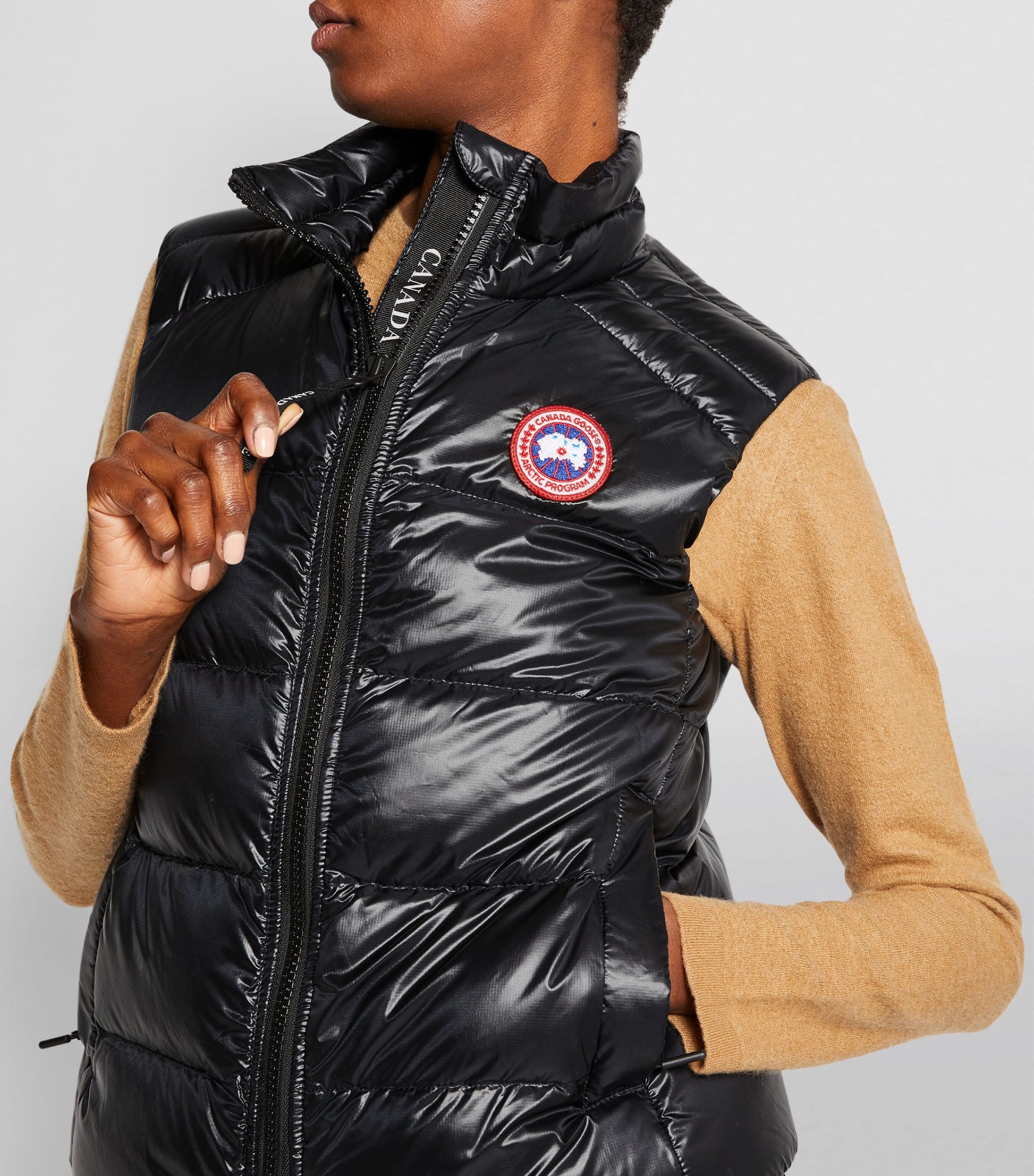Canada Goose Black Down-Filled Padded Cypress Gilet