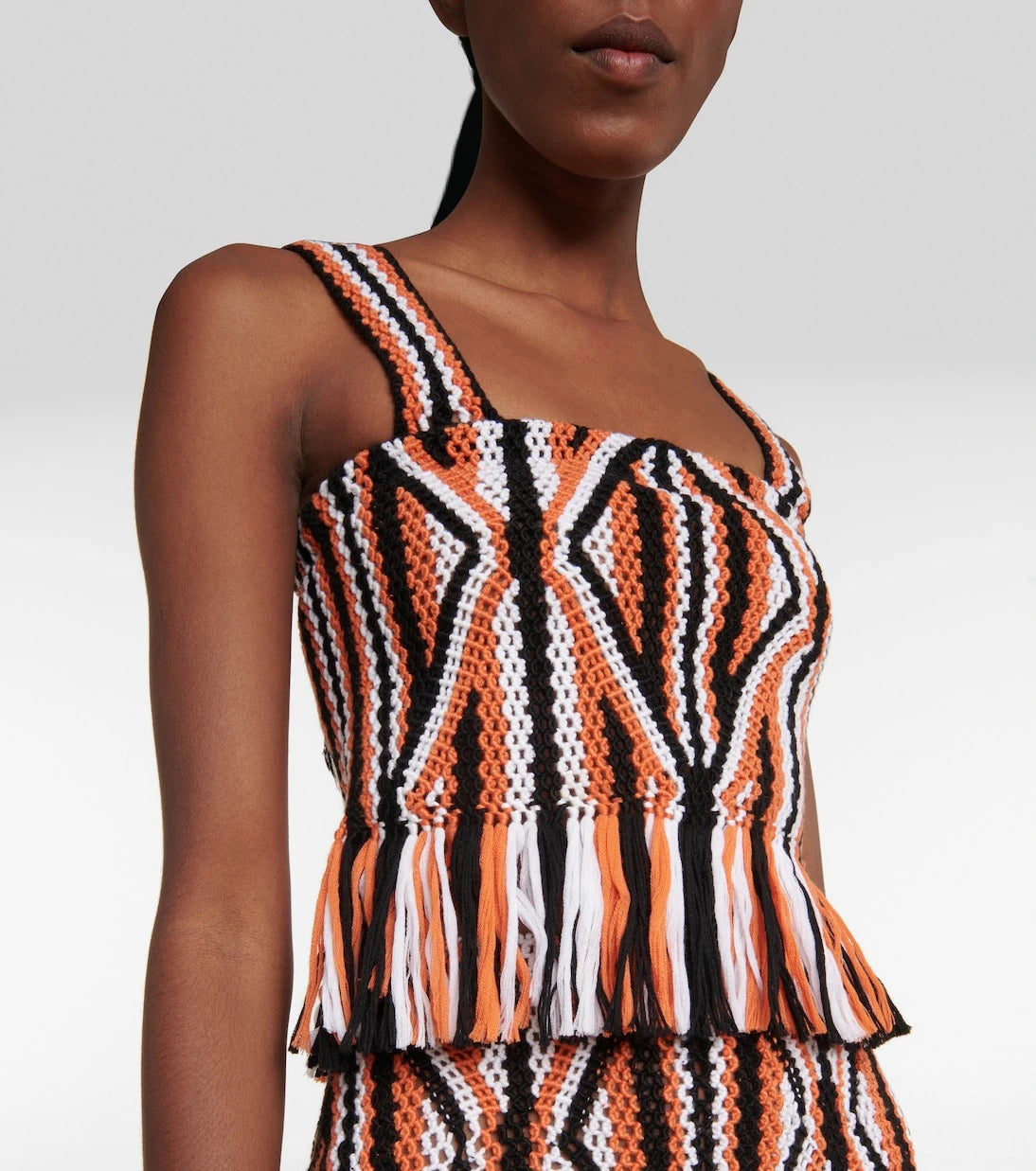 Gabriela Hearst - Amalia macramé tank top