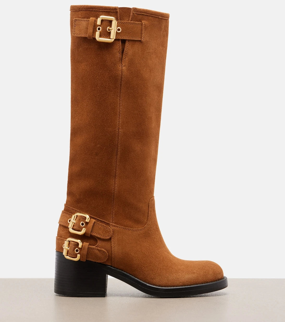 Chloé - Dakota suede biker boots