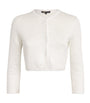 White Knitted Sequinned Cardigan