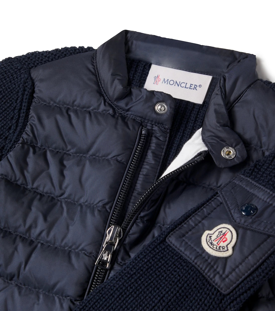 Moncler Enfant - Baby down-paneled cotton jacket