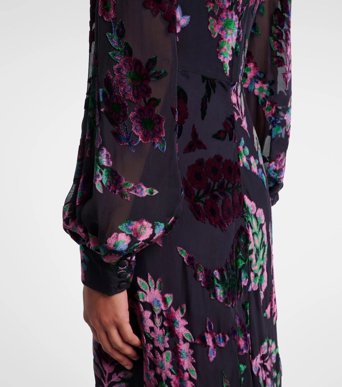 Etro - Embroidered sheer gown