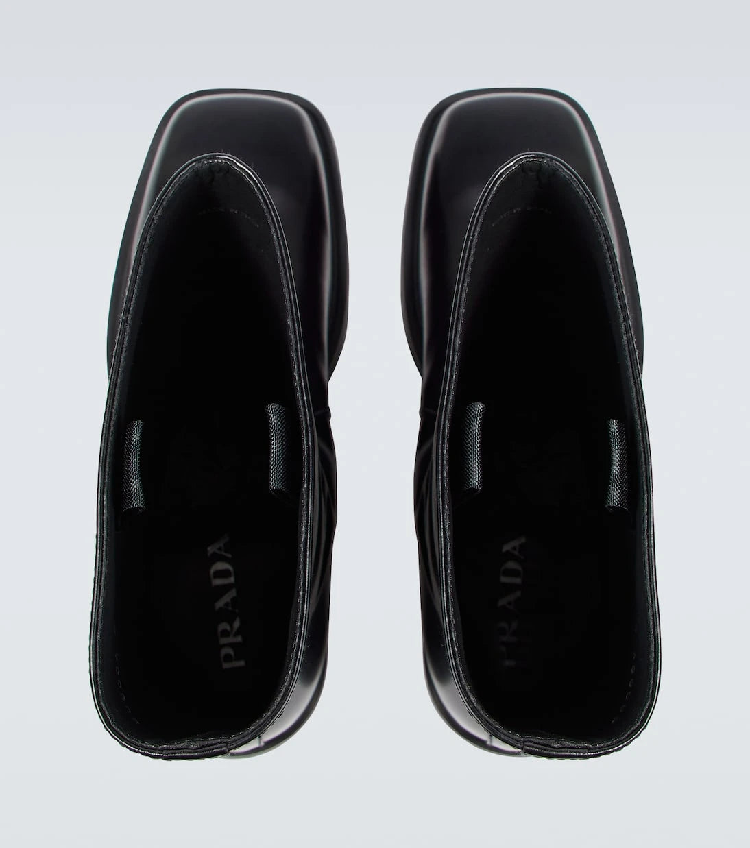 Prada - Brushed leather Chelsea boots