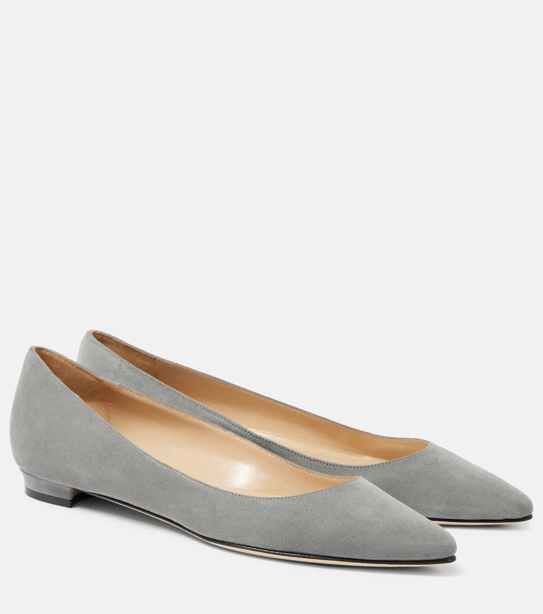 Manolo Blahnik - Lanza BB suede ballet flats