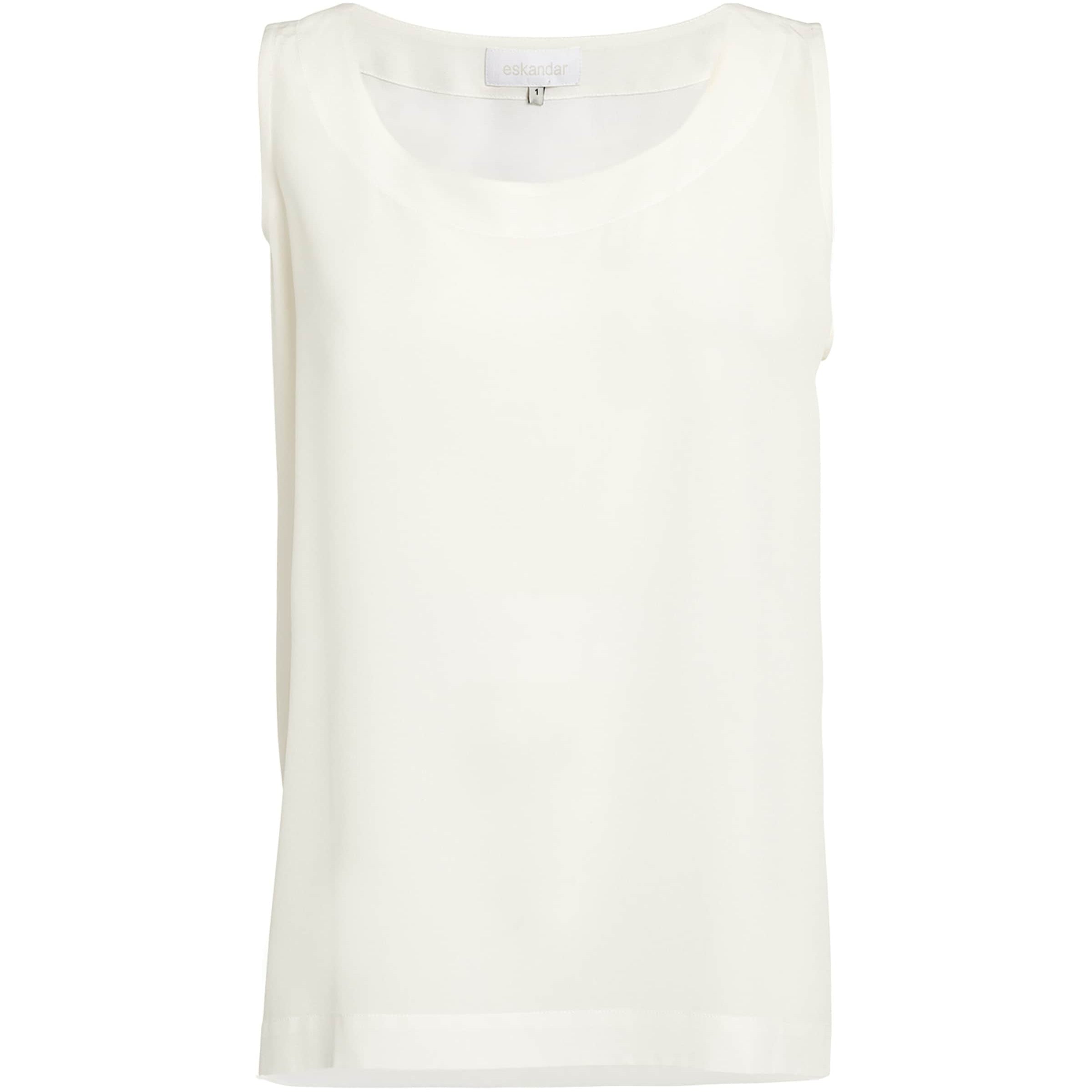 Silk Shell Top WHITE