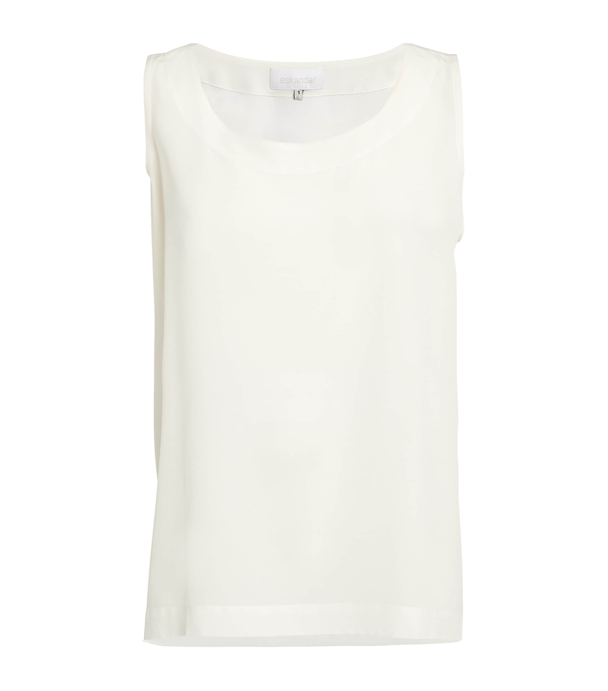 Silk Shell Top WHITE
