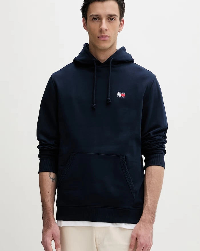 Tommy Jeans суичър с качулка мъжки от памук