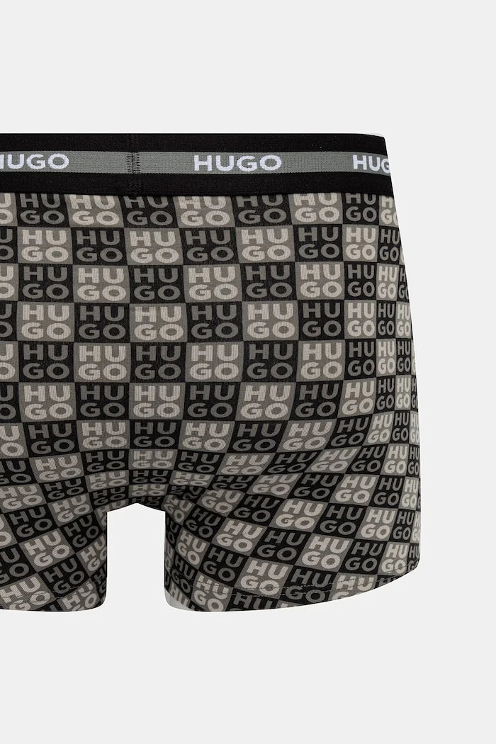 Pamuklu erkek HUGO boxer TRUNK TR PLANET DES 3'lü