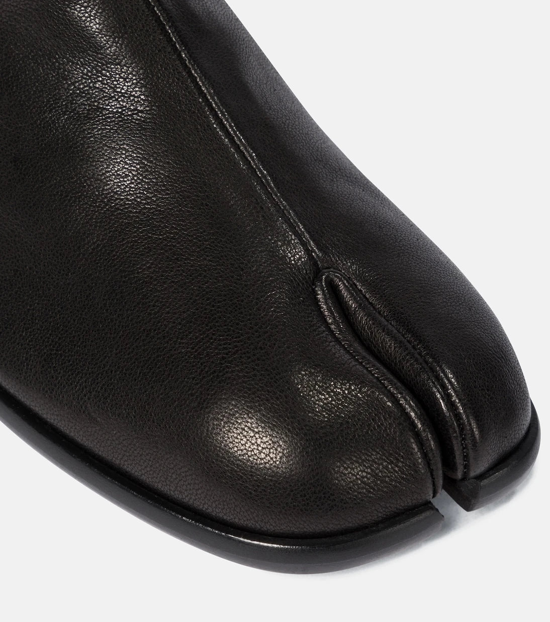 Maison Margiela - Tabi leather loafers