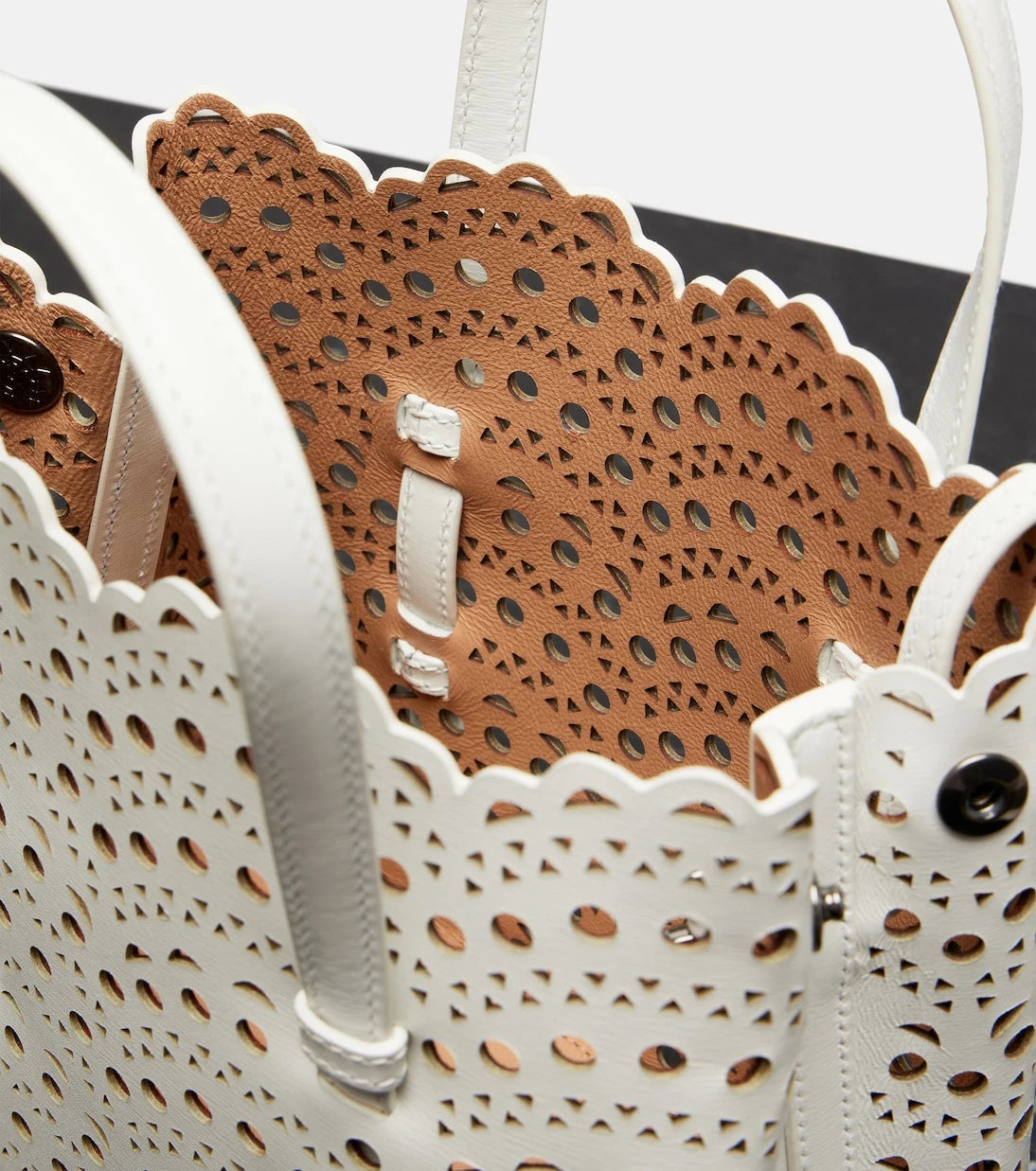 Alaïa - Le Mina 20 New Vienne leather tote bag