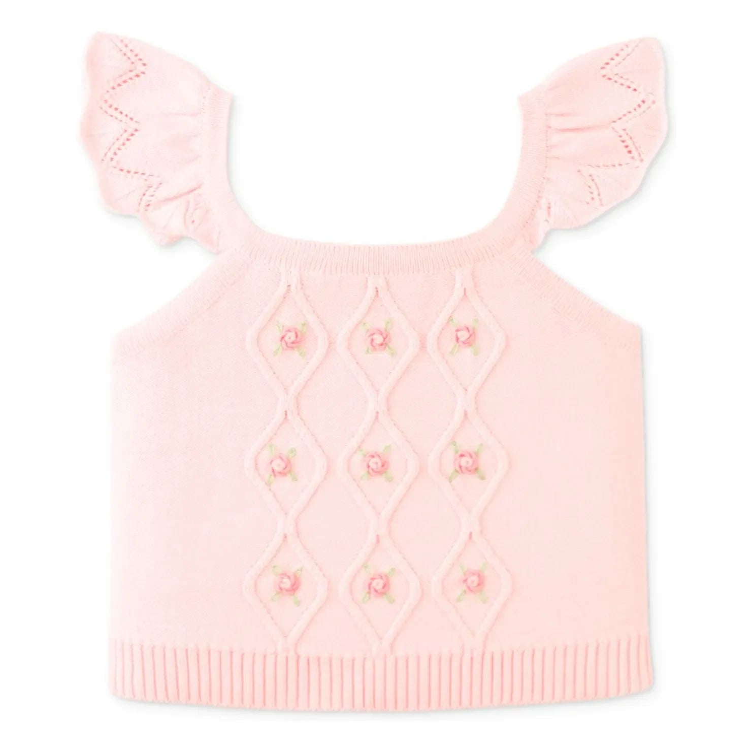 Gingersnaps - Georgina Baby Knit Top | Pale Pink