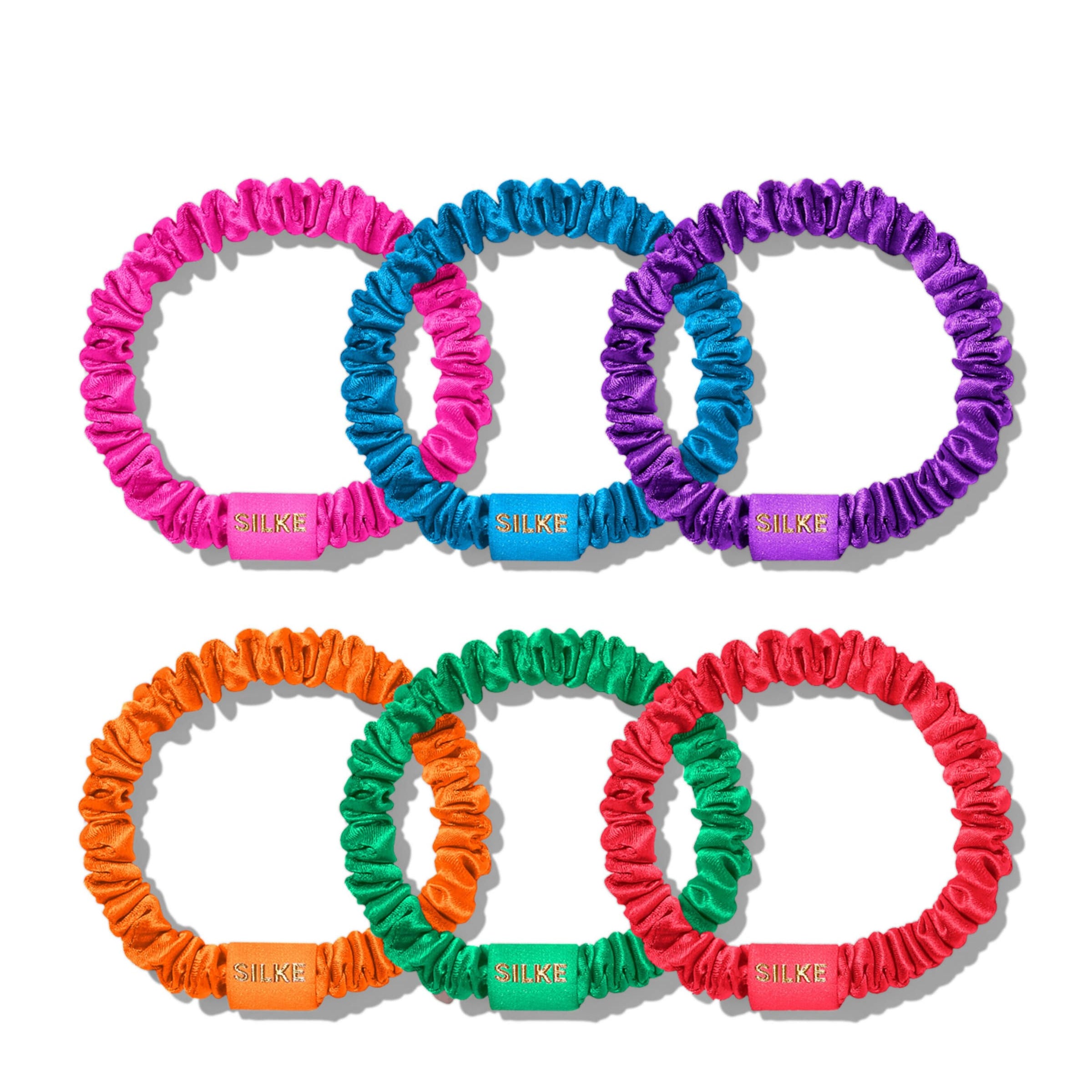 Mulberry Silk Hair Ties (Set of 6)