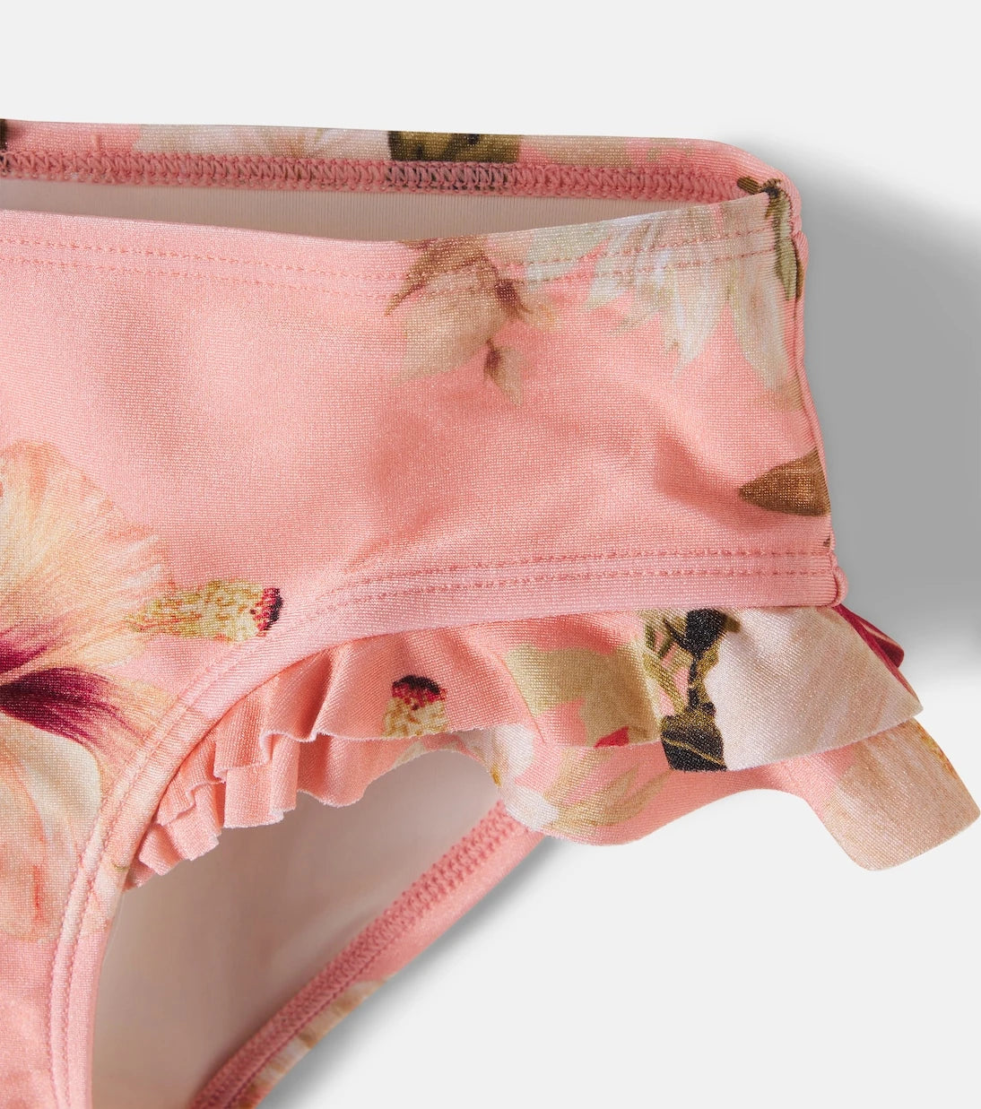 Zimmermann Kids - Floral ruffled bikini bottoms