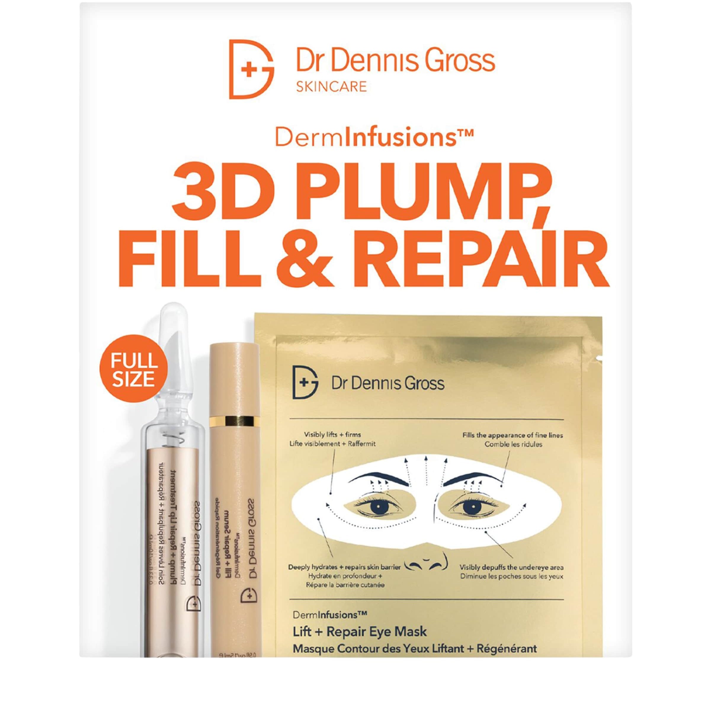 Dr Dennis Gross DermInfusions Plump, Fill & Repair Kit