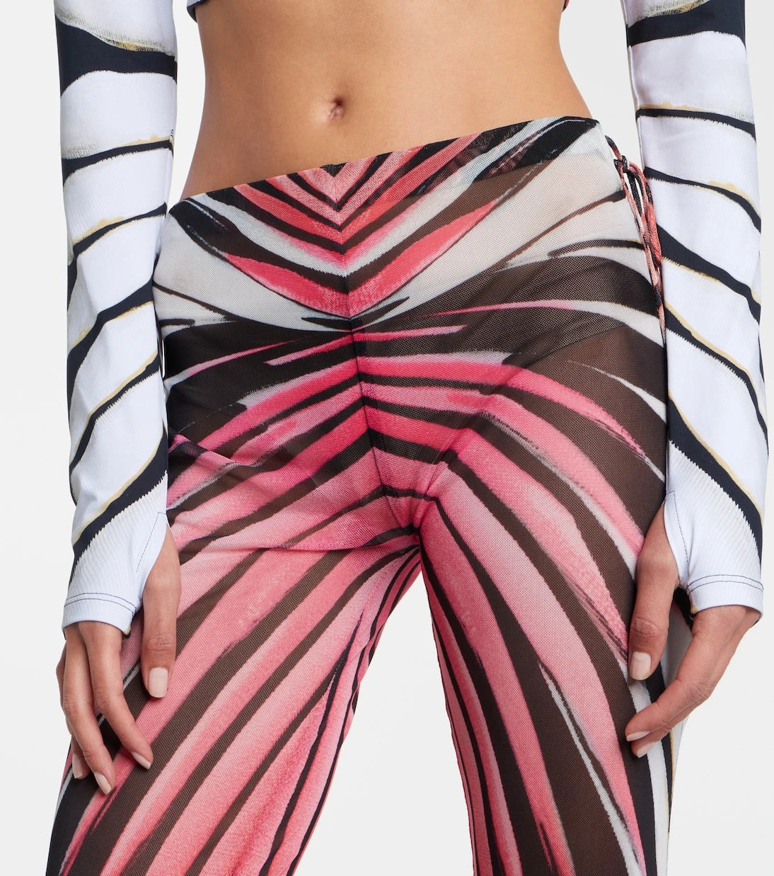 Roberto Cavalli - Printed crop top