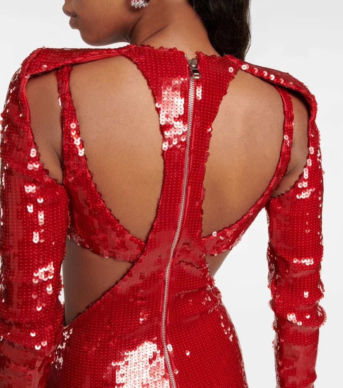 LaQuan Smith - Sequined cutout minidress