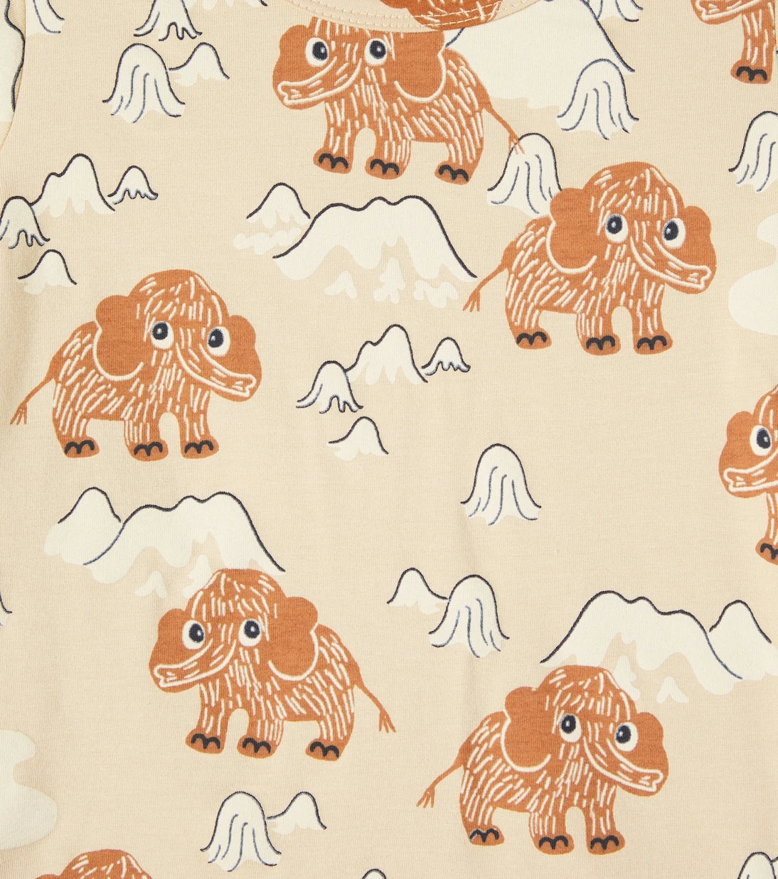 Mini Rodini - Mammoth cotton-blend jersey T-shirt