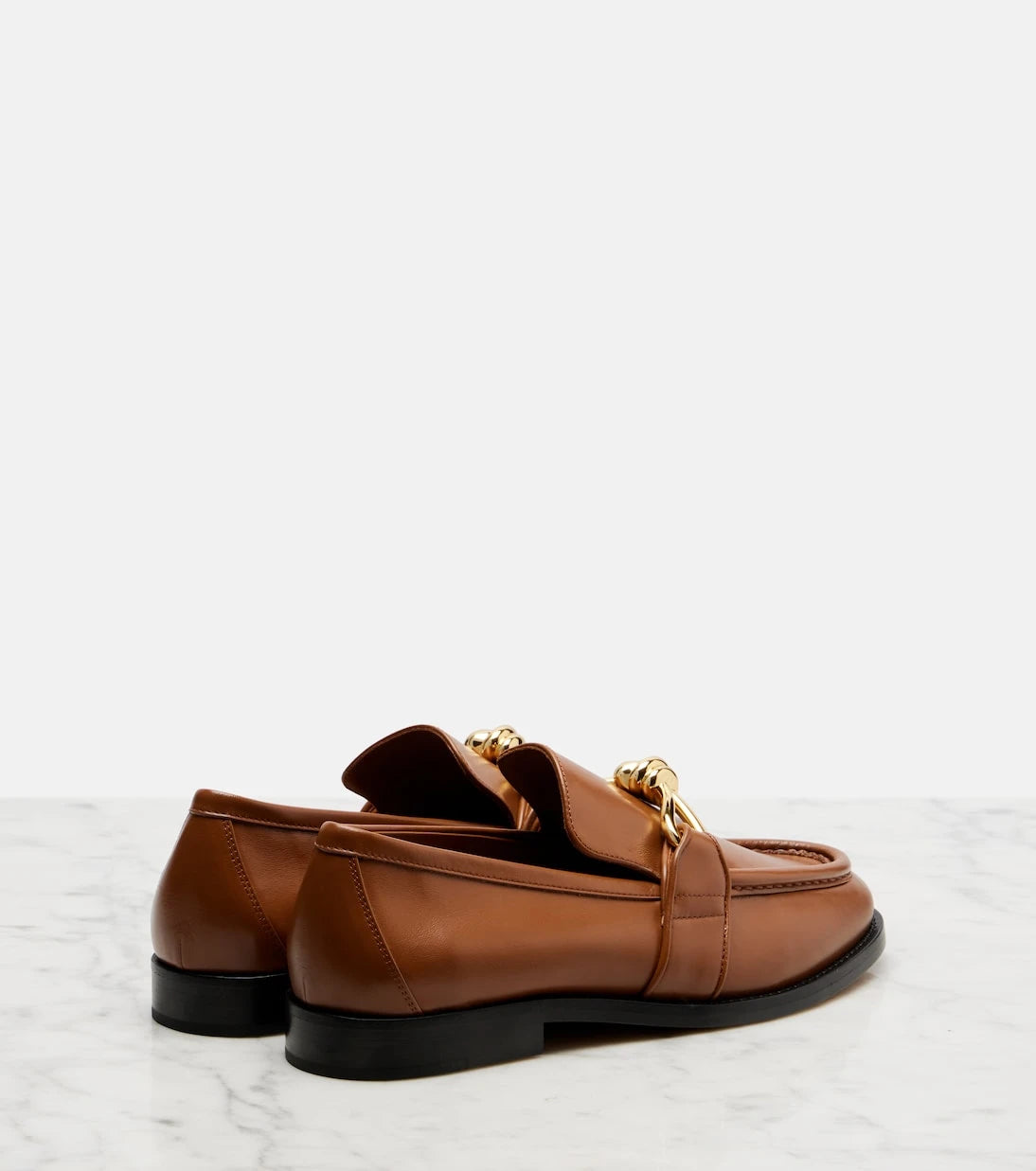 Bottega Veneta - Astaire Knot leather loafers
