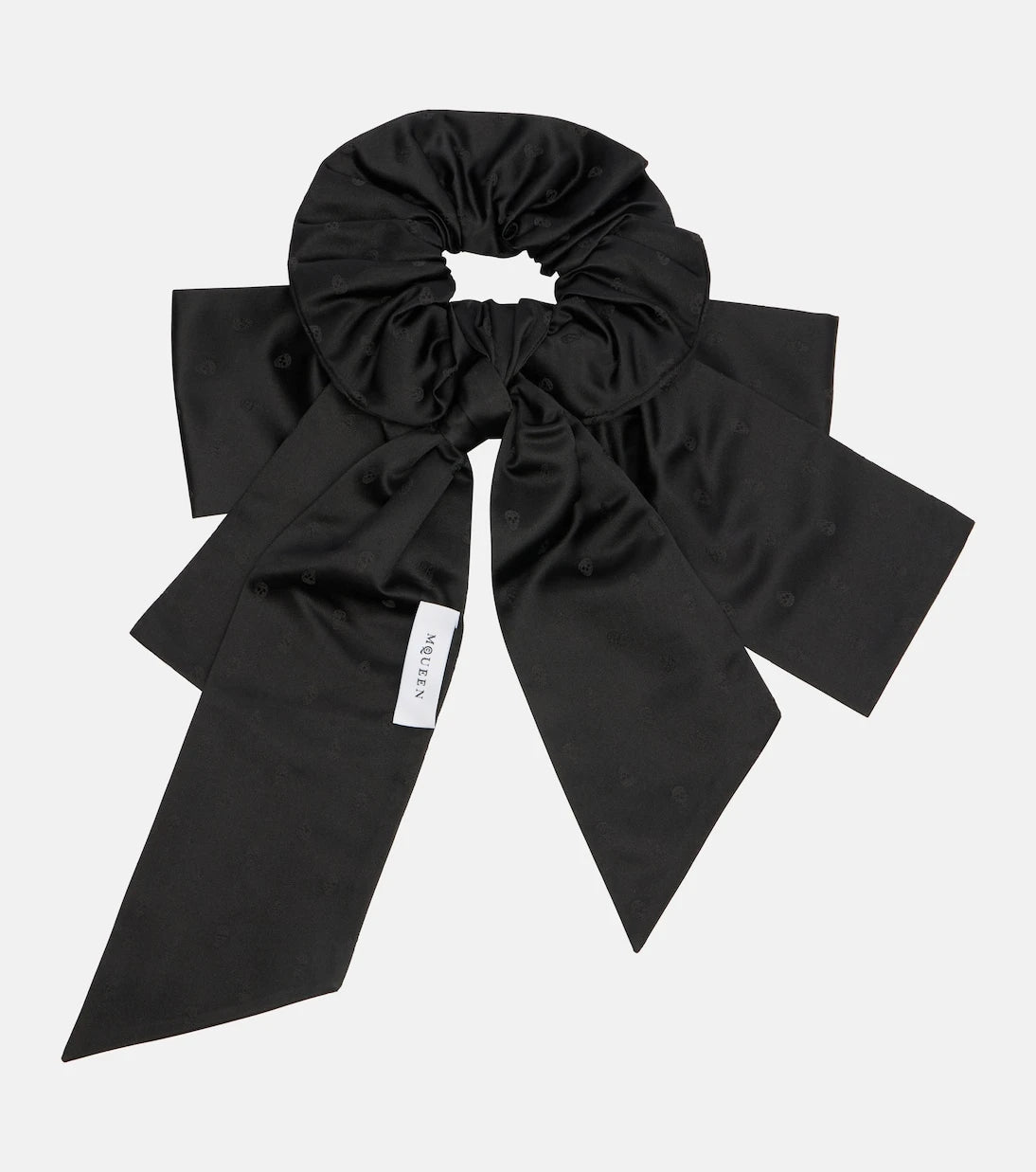 McQueen - Skull silk jacquard scrunchie