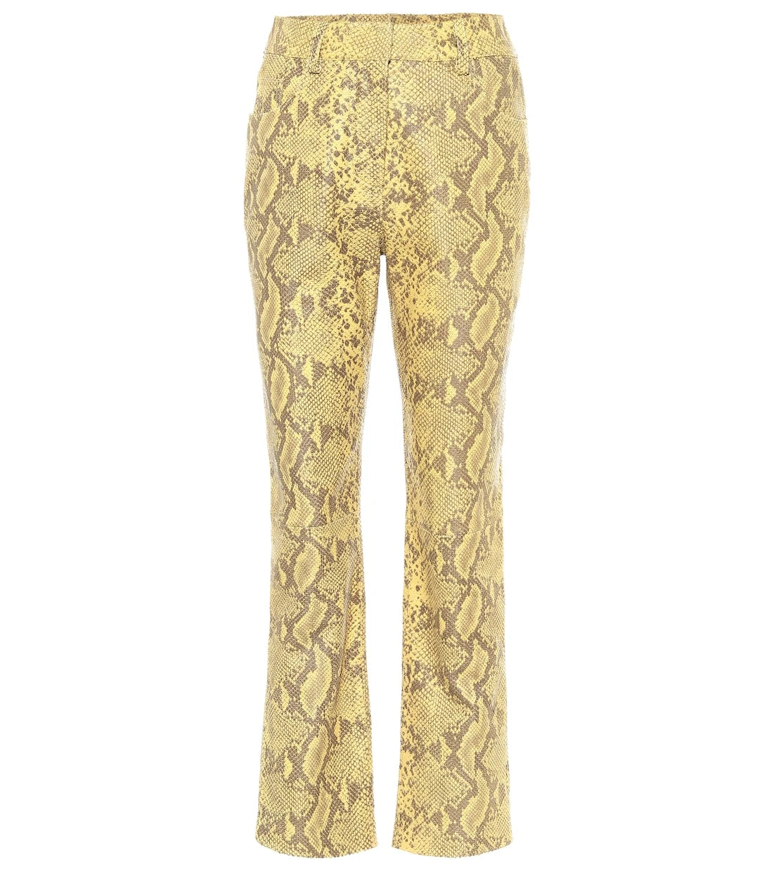 Common Leisure - High-rise straight leather pants