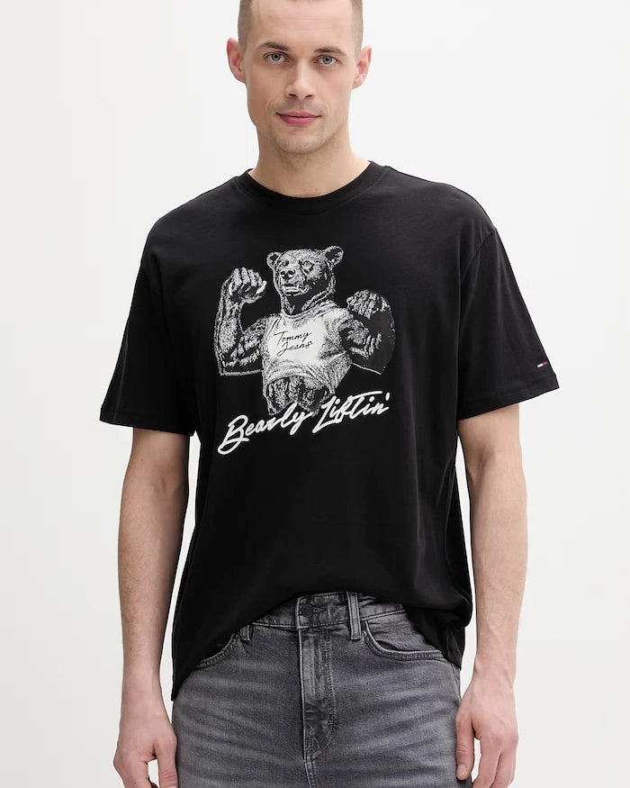 Tommy Jeans Erkek Pamuk Tişört