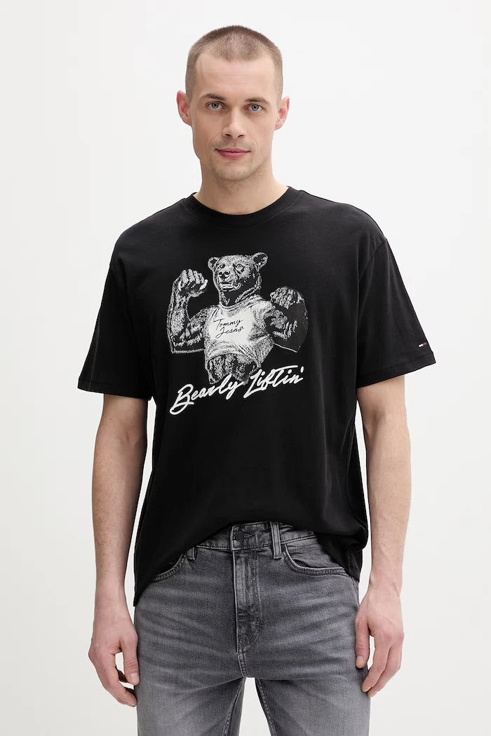 Tommy Jeans Erkek Pamuk Tişört