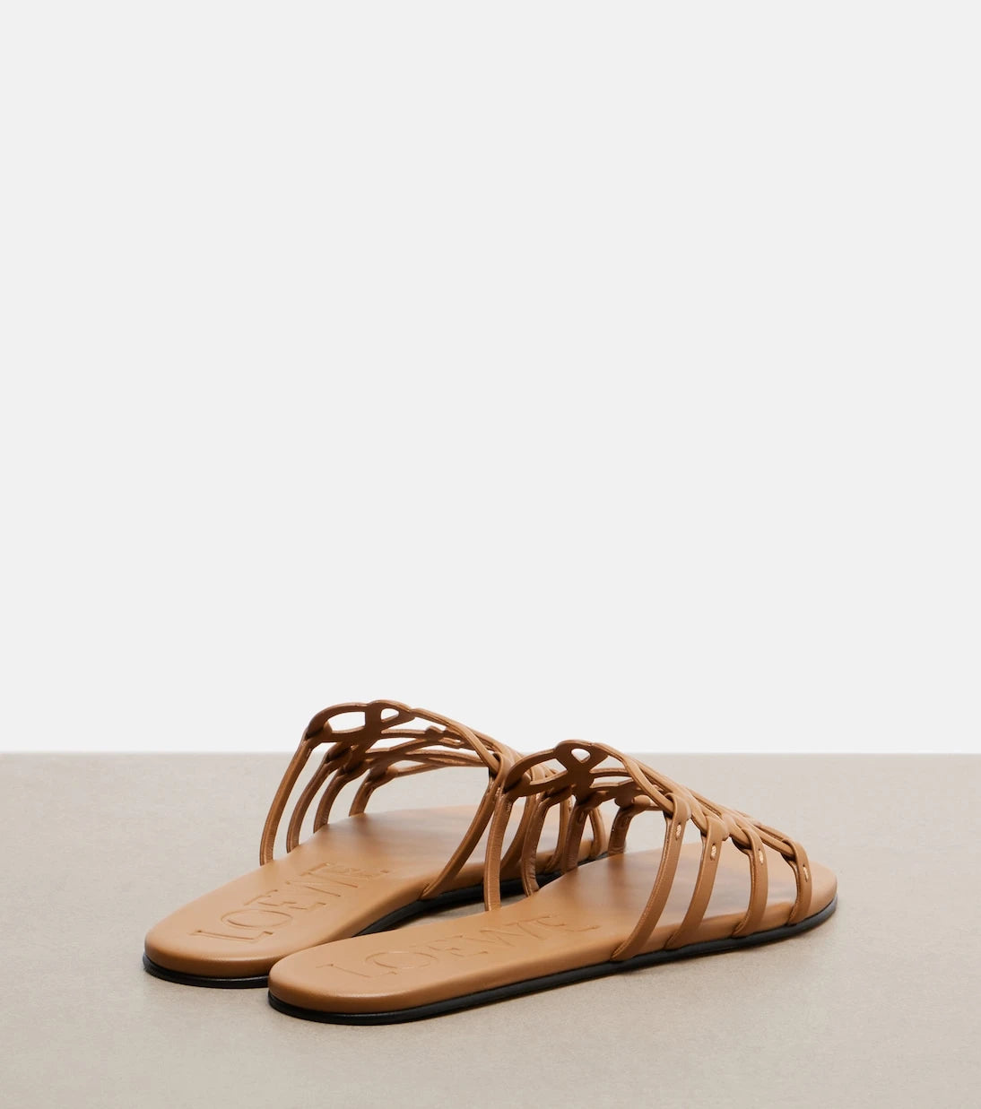 Loewe - Paula's Ibiza Petal Anagram leather slides