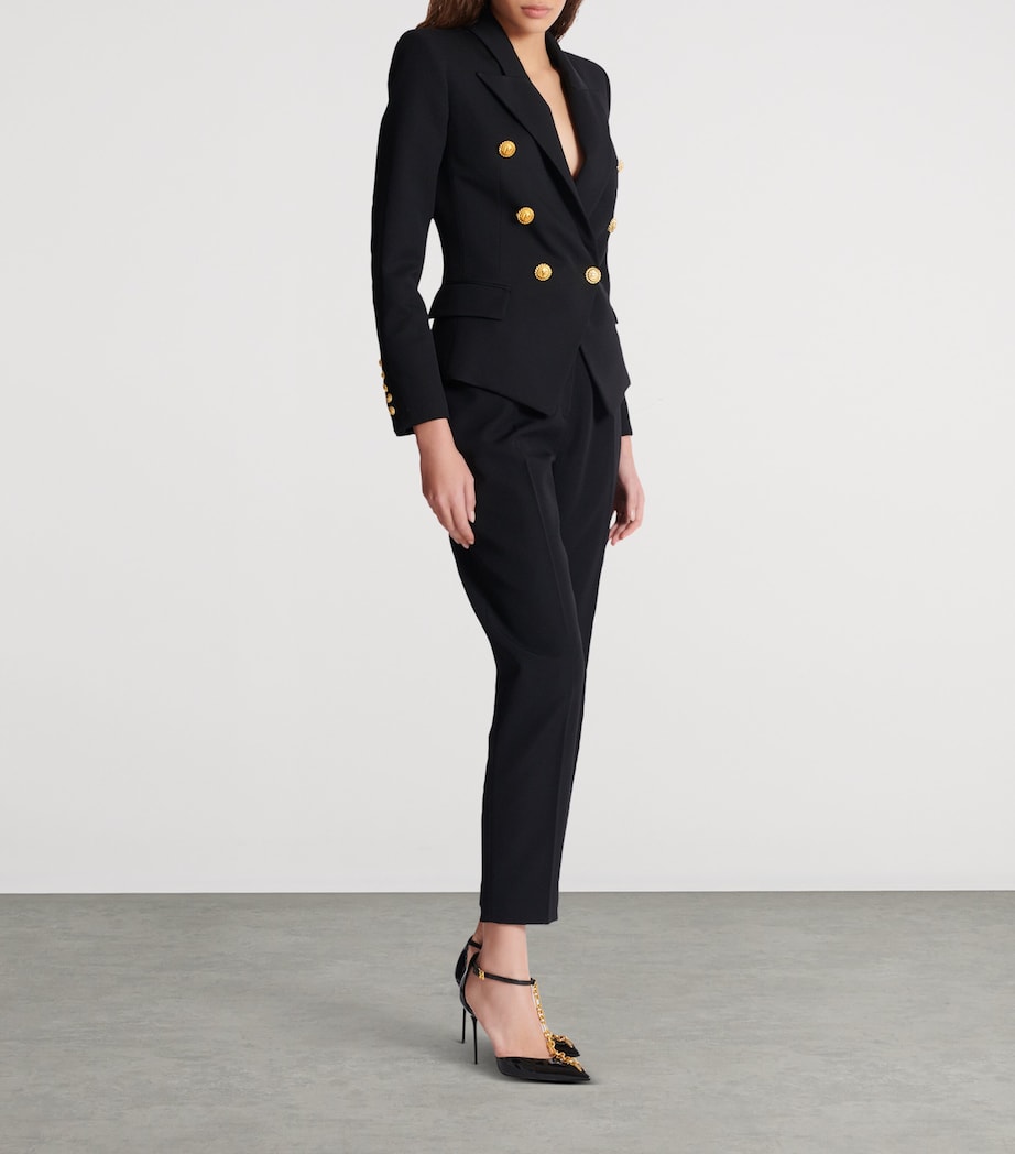 Balmain Wool Double-Breasted Blazer