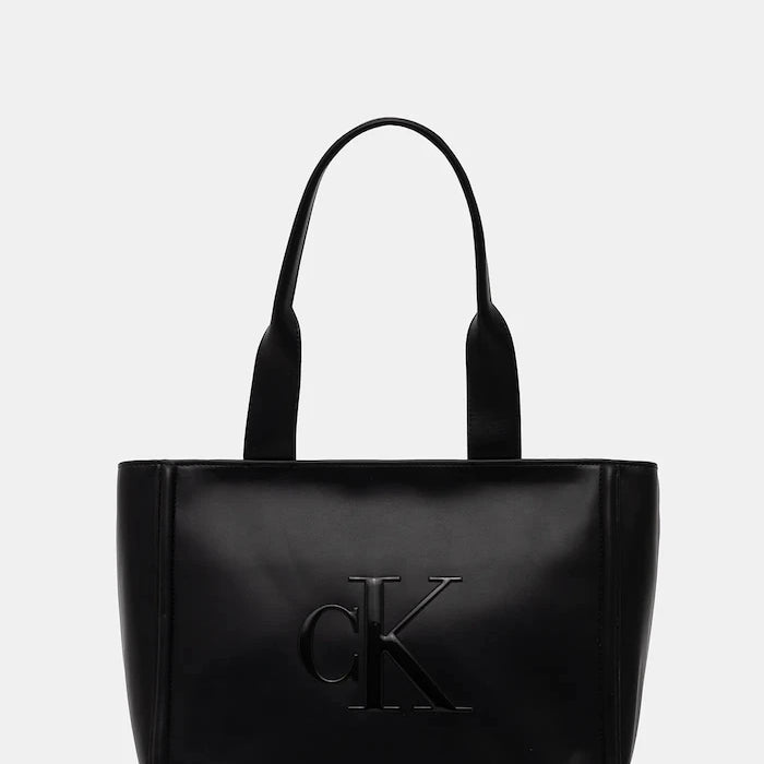 Calvin Klein шопинг чанта дамска от имитация на кожа