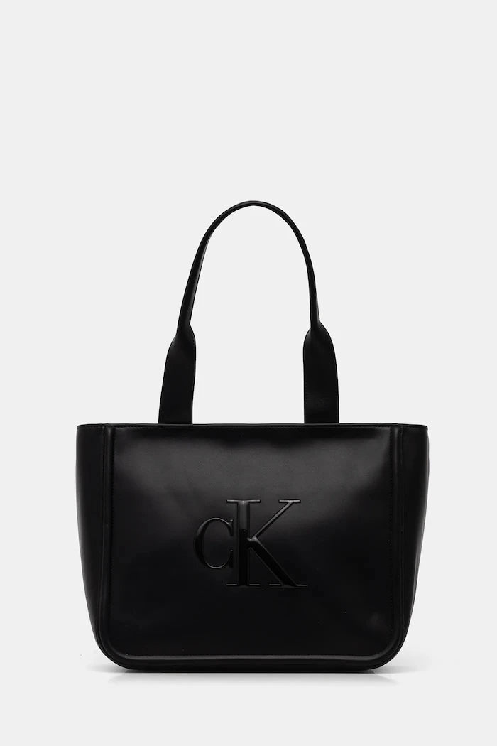 Calvin Klein шопинг чанта дамска от имитация на кожа
