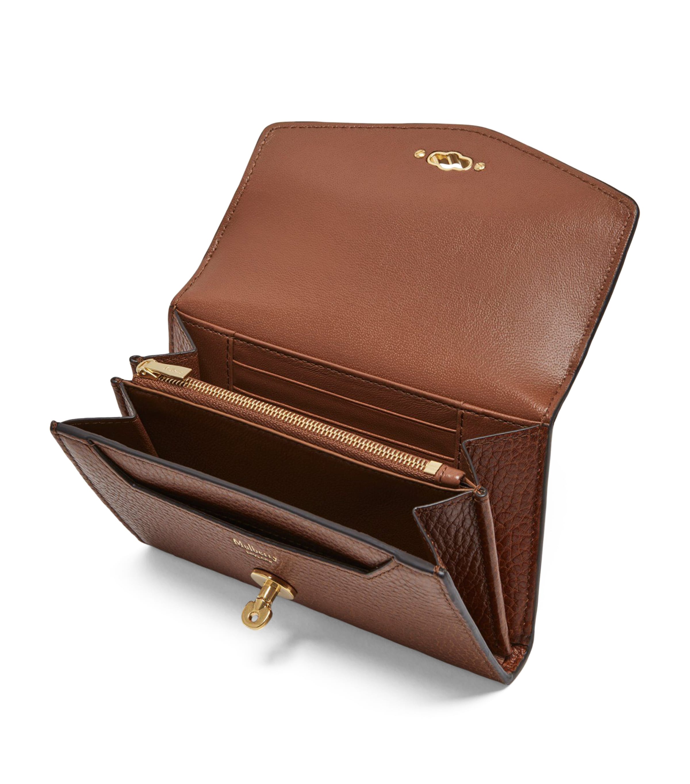 Mulberry Brown Medium Leather Darley Wallet