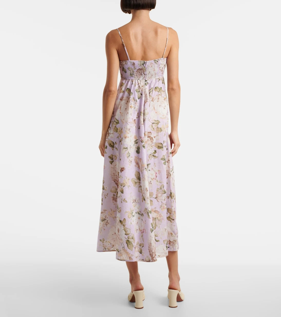 Zimmermann - Acacia floral linen midi dress