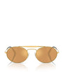 Ray-Ban Gold RB3775M Metal Oval Sunglasses