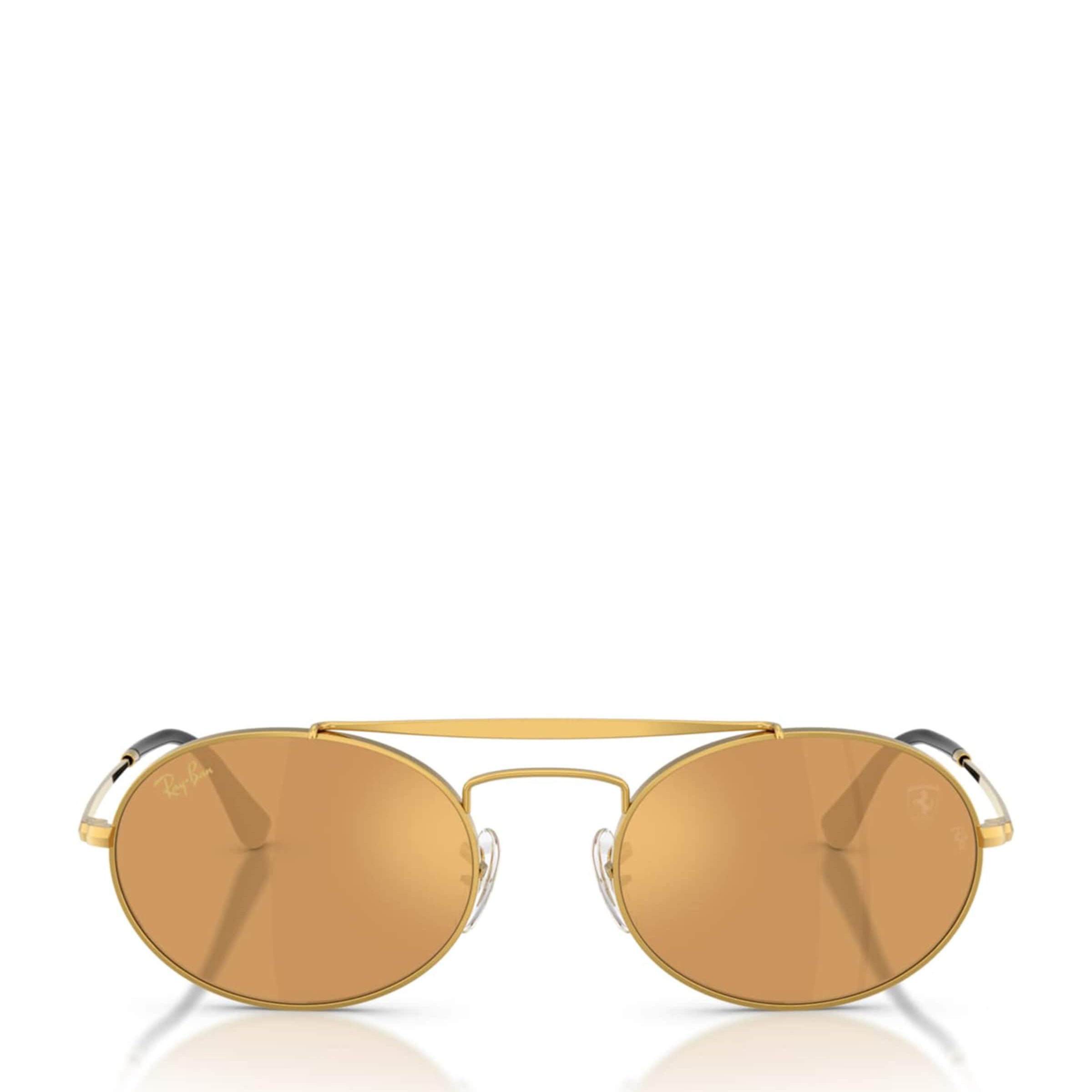 Ray-Ban Gold RB3775M Metal Oval Sunglasses