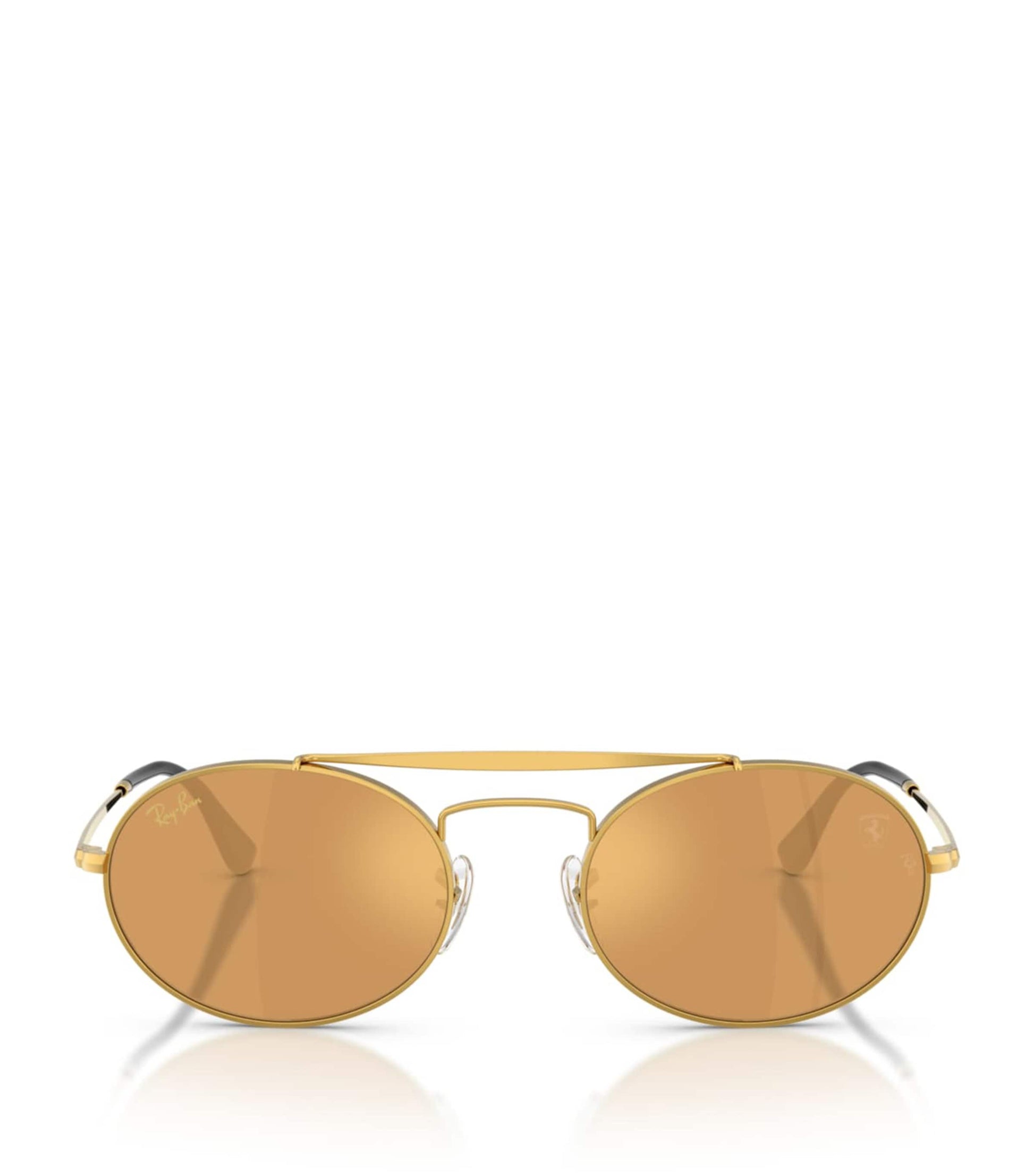 Ray-Ban Gold RB3775M Metal Oval Sunglasses