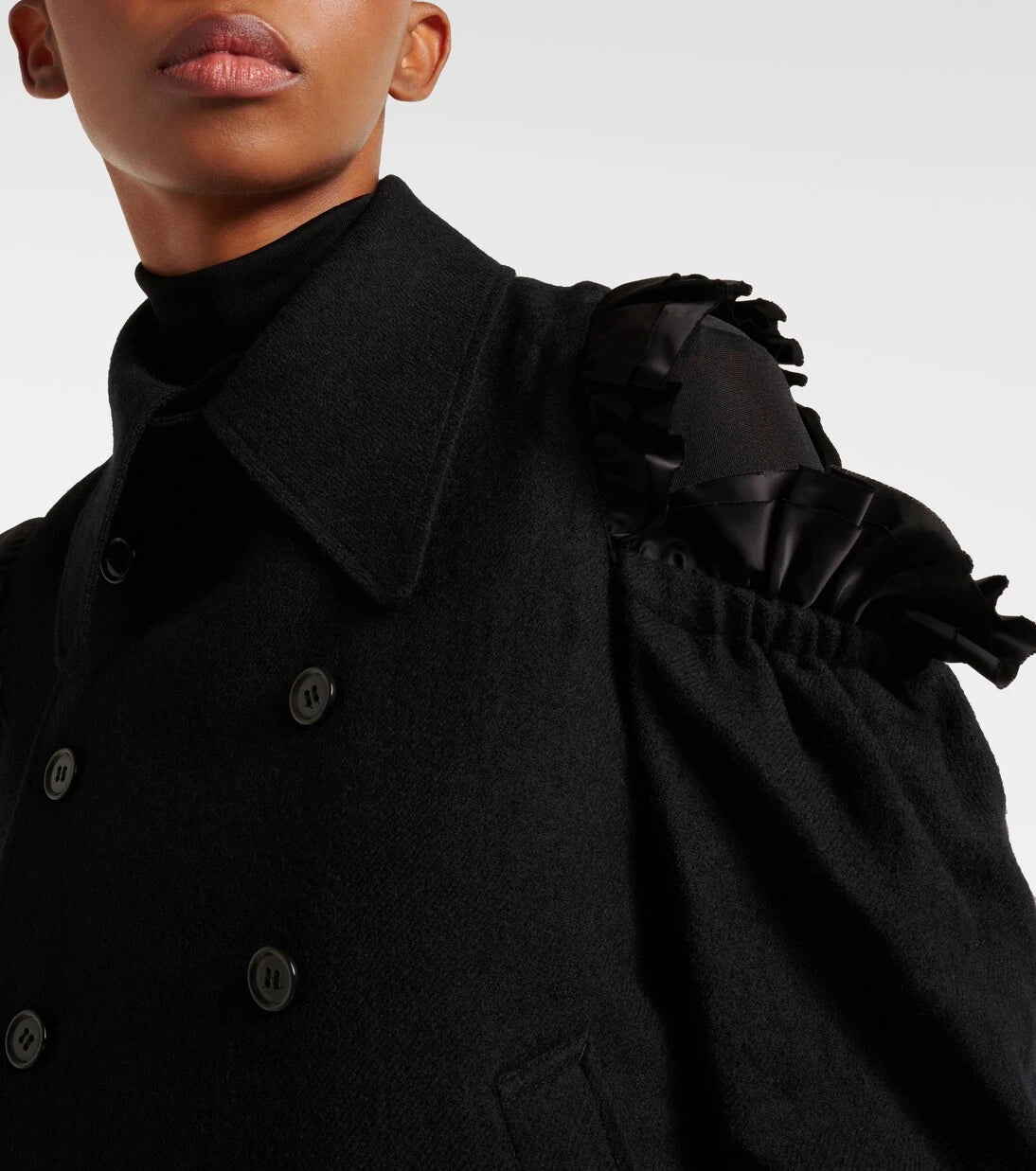 Noir Kei Ninomiya - Cutout wool jacket