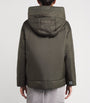 Max Mara Green The Cube Hooded Puffer Jacket